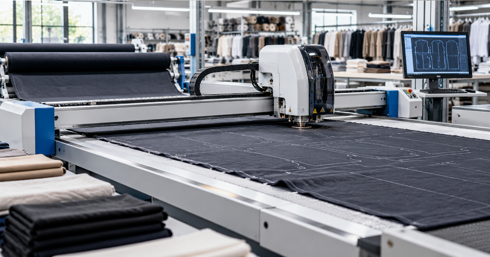 Bullmer do cięcia tkanin – jak wygląda automatyczne krojenie materiału?